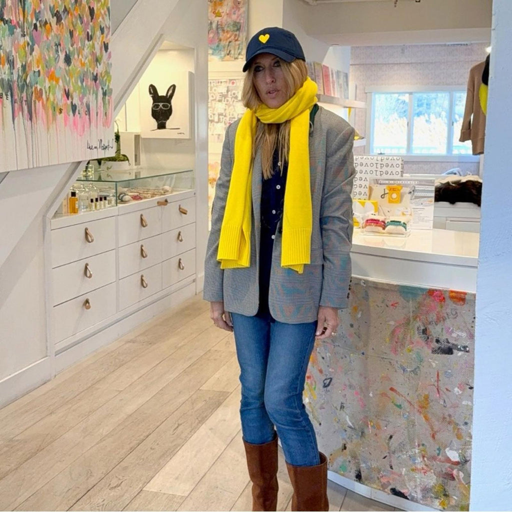 Kerri Rosenthal Sunshine Scarf in Yellow, One Size New w/Tag $198