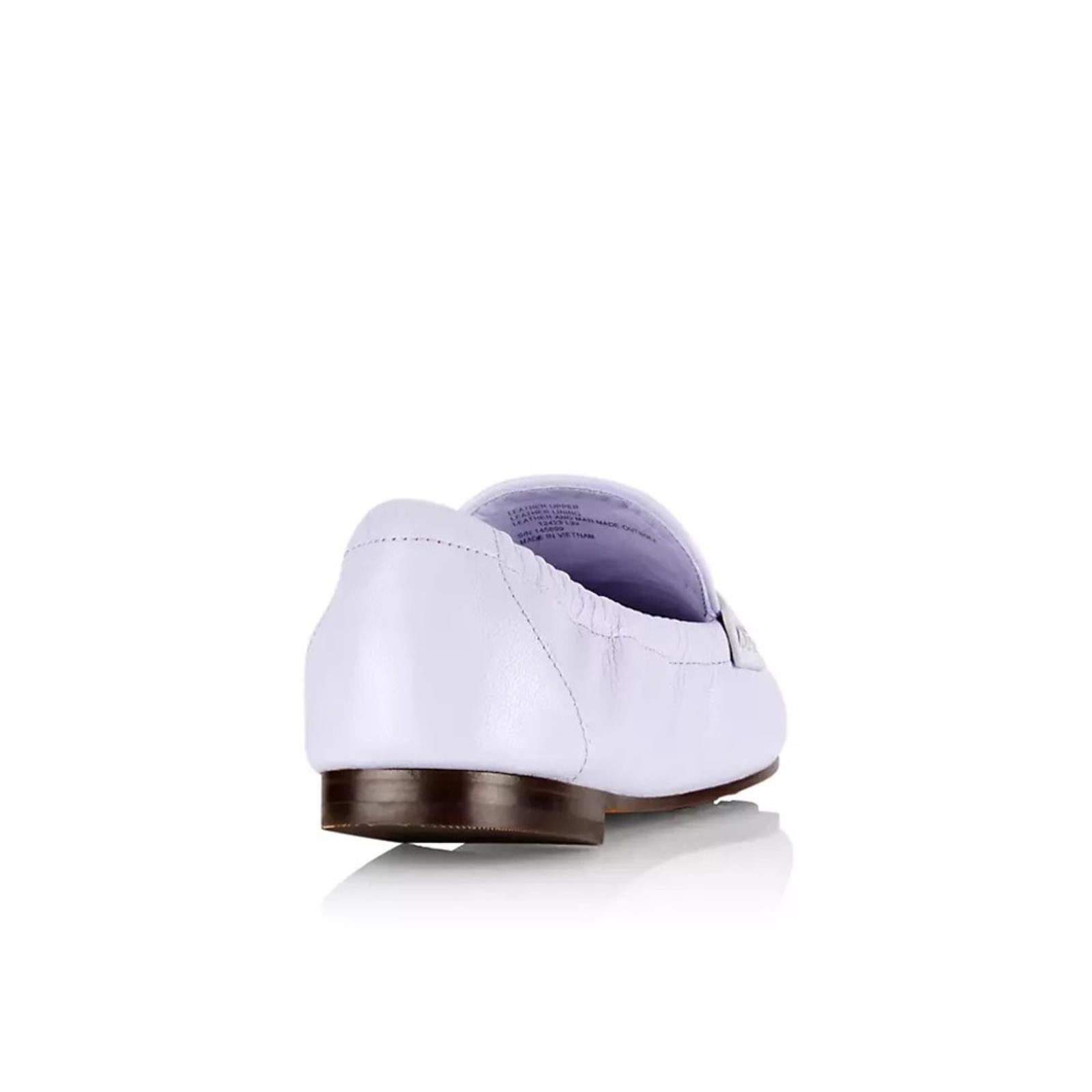 Tory Burch Ballet Leather Loafer in Lavender, NEW, Size 8