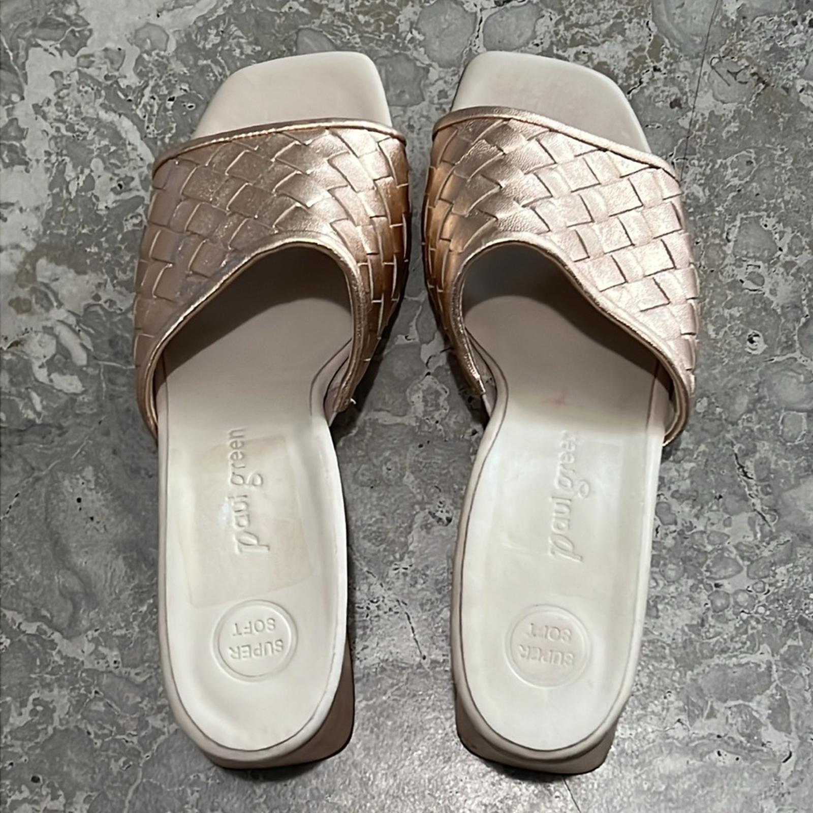 Paul Green Tisha Heel in Rosato Nappa Metallic, Size UK 5.5 US 8 EXCELLENT!