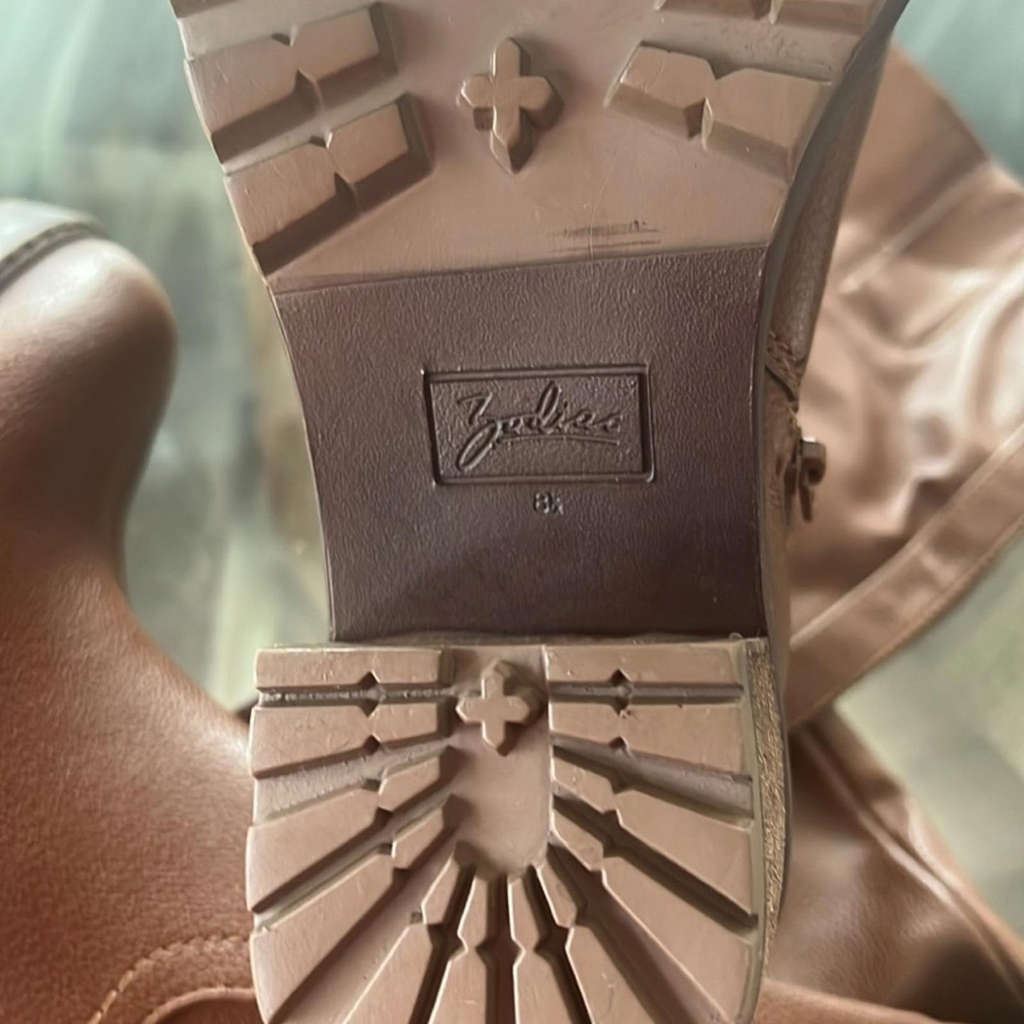 Zodiac Georgia Knee-High Riding Boots, Cognac Size 8.5 NEW Retail $189 SOLD OUT