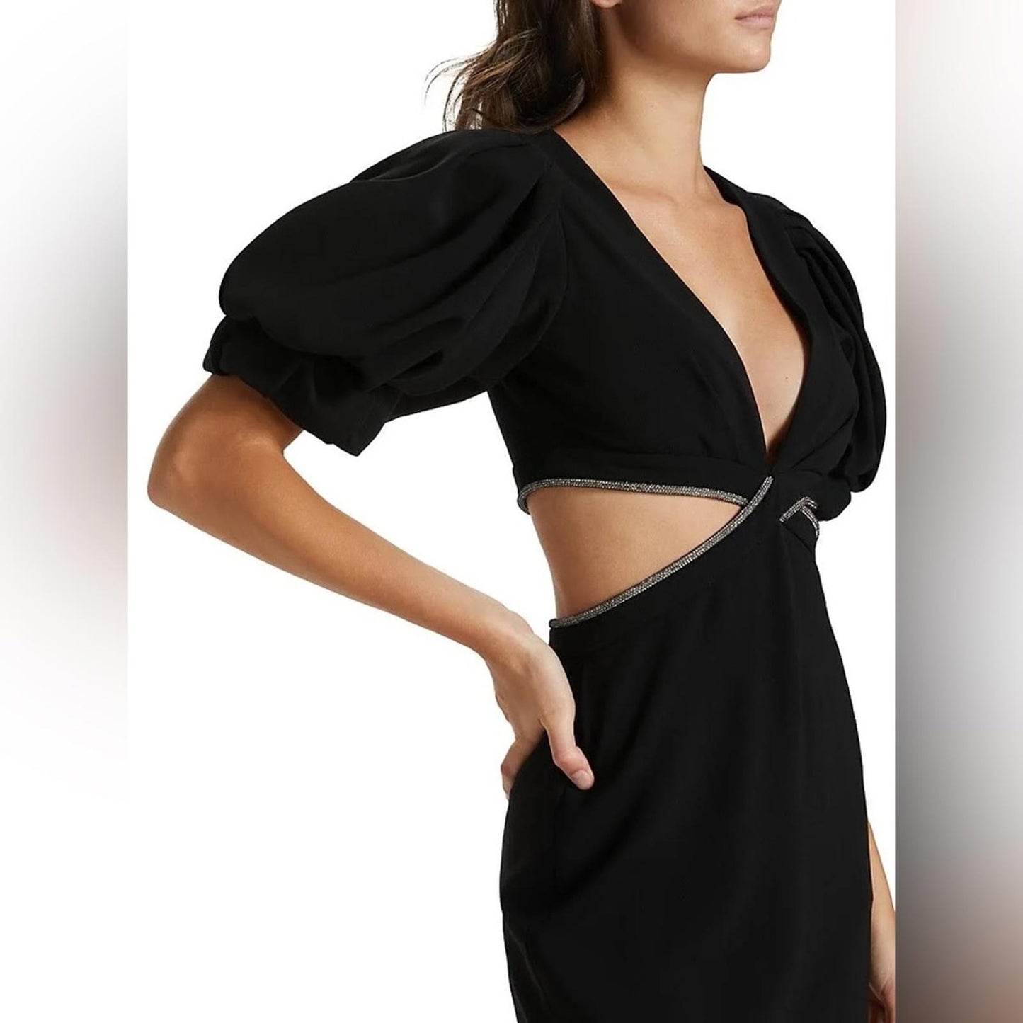 A.L.C. Revolve* Hazel Mini Cut-Out Dress in Black, Size 0 EXCELLENT! Retail $595