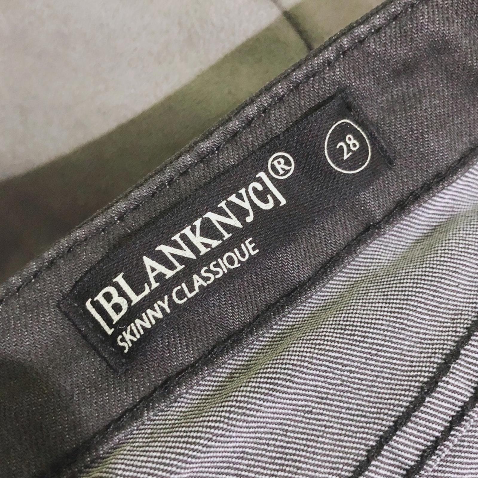 Blank NYC Down to Earth Pants Skinny Jeans High Rise, Black Size 28 New w/Tag