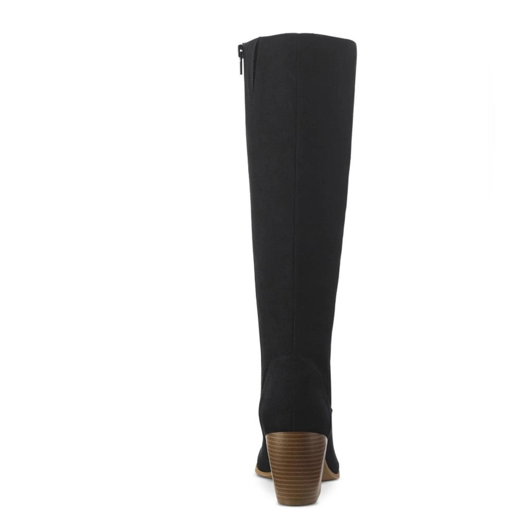 Style & Co. Warrda Faux Suede Zip-Up Mid-Calf Boots Cushioned Goring Size 10 NEW