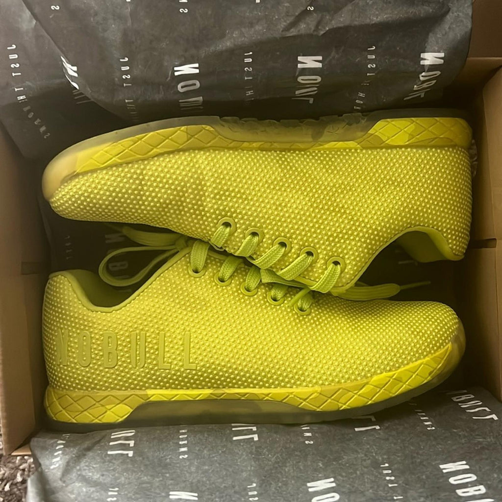 NOBULL Impact Neon Camo Sneakers SuperFabric Trainers Size 6.5 EU 37 New in Box