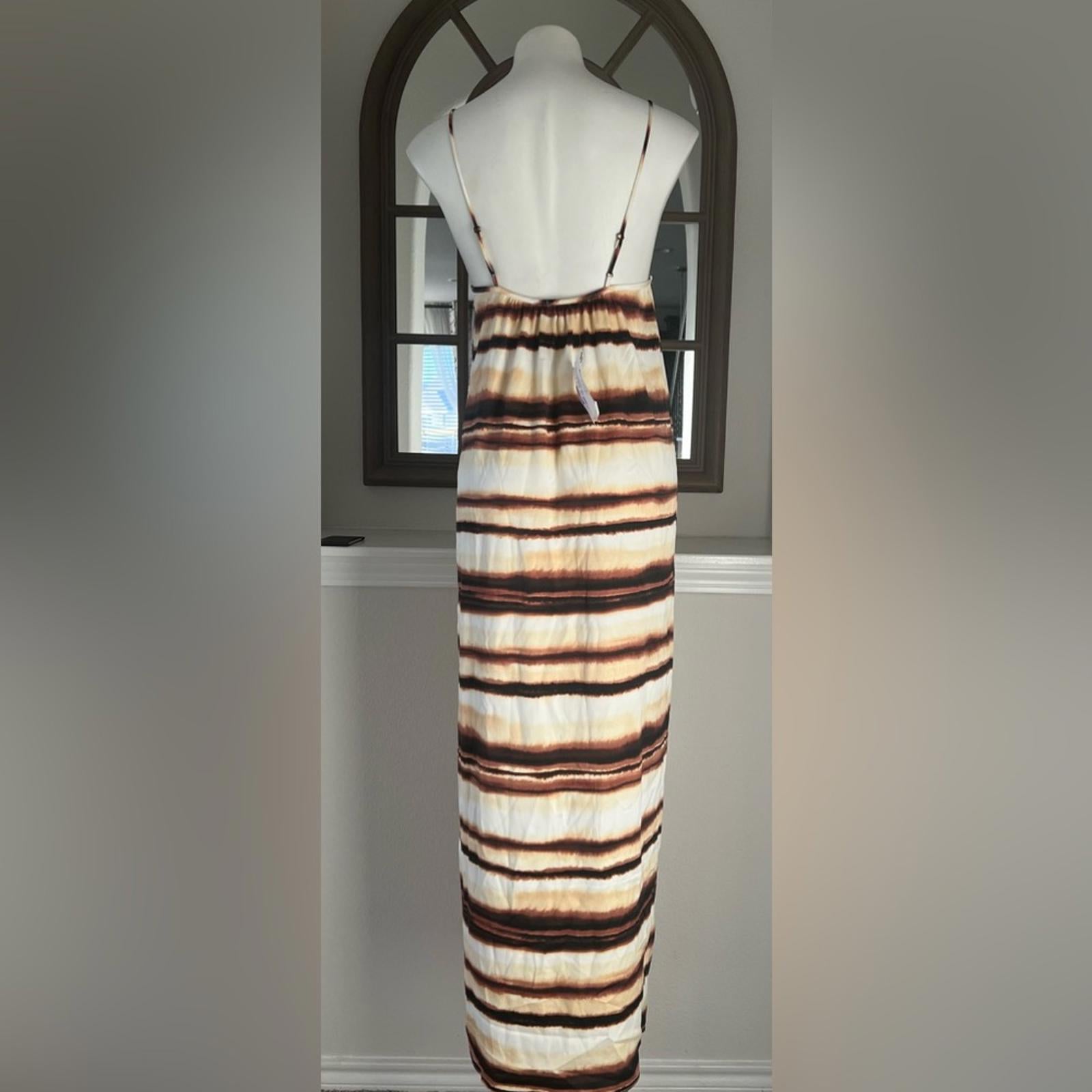 New BAR III x Nicole Williams English Printed Apron Dress, Size XXS New w/Tag