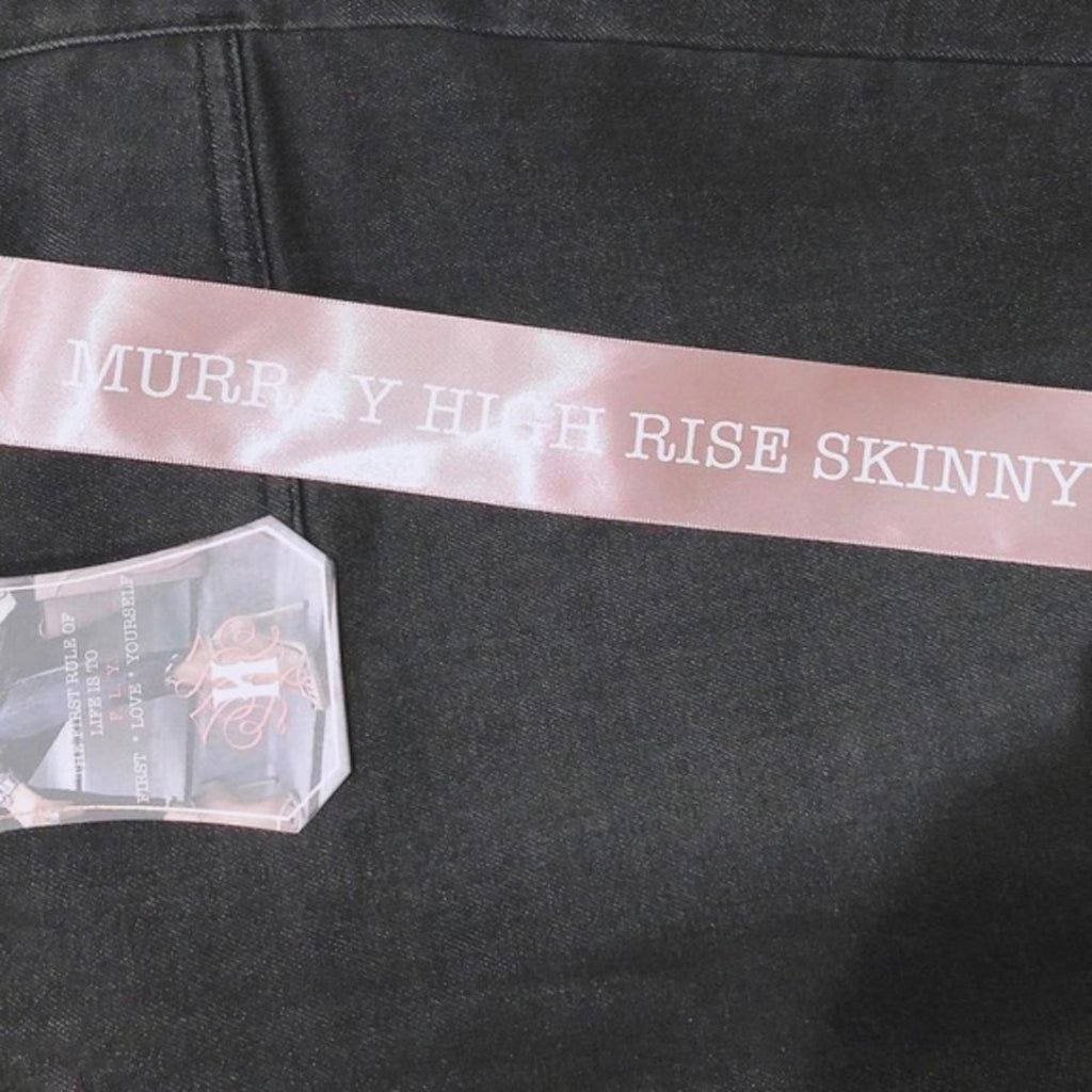 Hydraulic Murray High-Rise Skinny Leg Jeans in Black, Size 16 New w/Tag