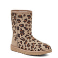 UGG Genuine Sheepskin Lined Leopard Print Boots , Size 5 New in Box