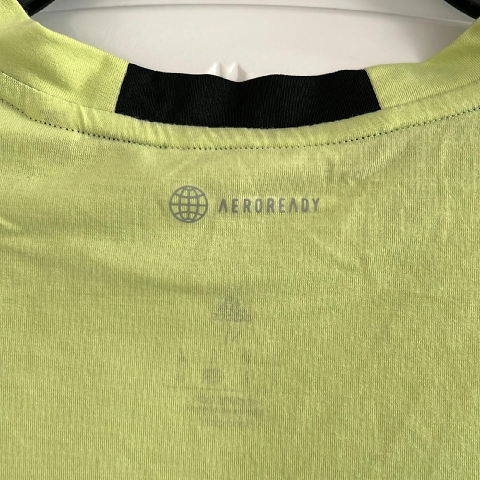 Adidas Men's Designed For Training Tee, Pulse Lime, Size XL New w/Tag