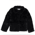 Epic Threads Faux Fur Jacket in Black, Little Girls Size 6X New w/Tag