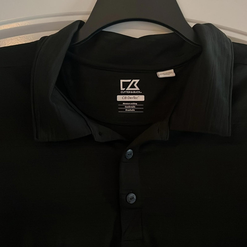 Cutter & Buck Polo Shirt in Black, Size 3X, EXCELLENT! Retail $80