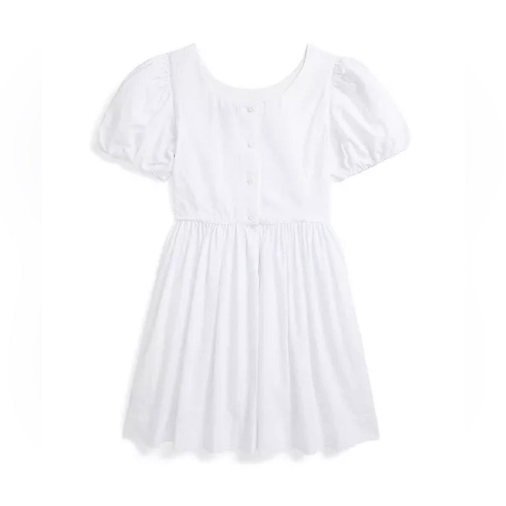 Polo Ralph Lauren Big Girls Seersucker Dress in White, Size 12, NWT