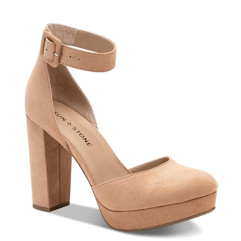 Sun+Stone Estrella Block Heel Platform Pumps, Size 9.5 NEW w/o Box
