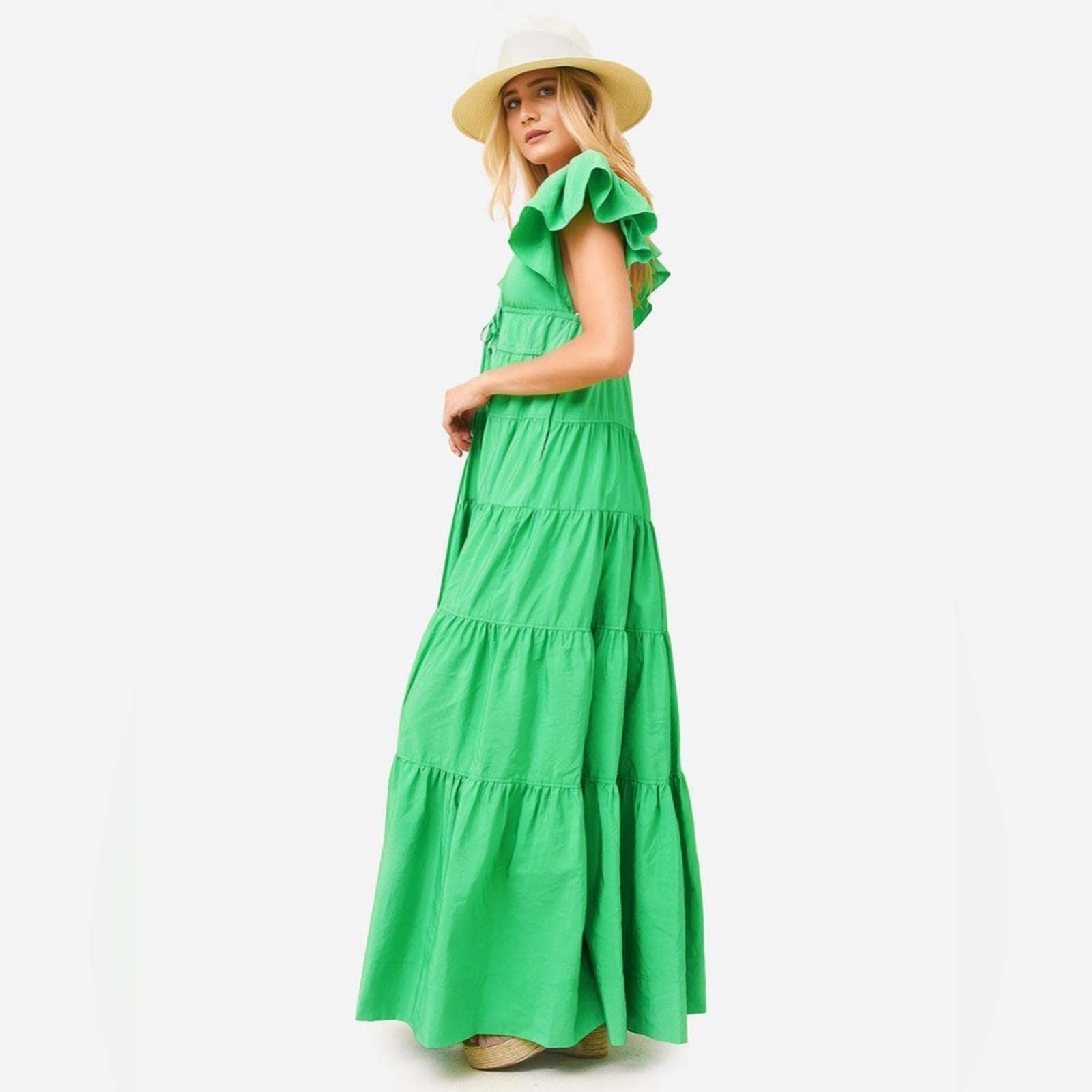 A.L.C. Luca Ruffled Sleeve Tiered Dress, Size 4 New w/Tag Retail $695 SOLD OUT!