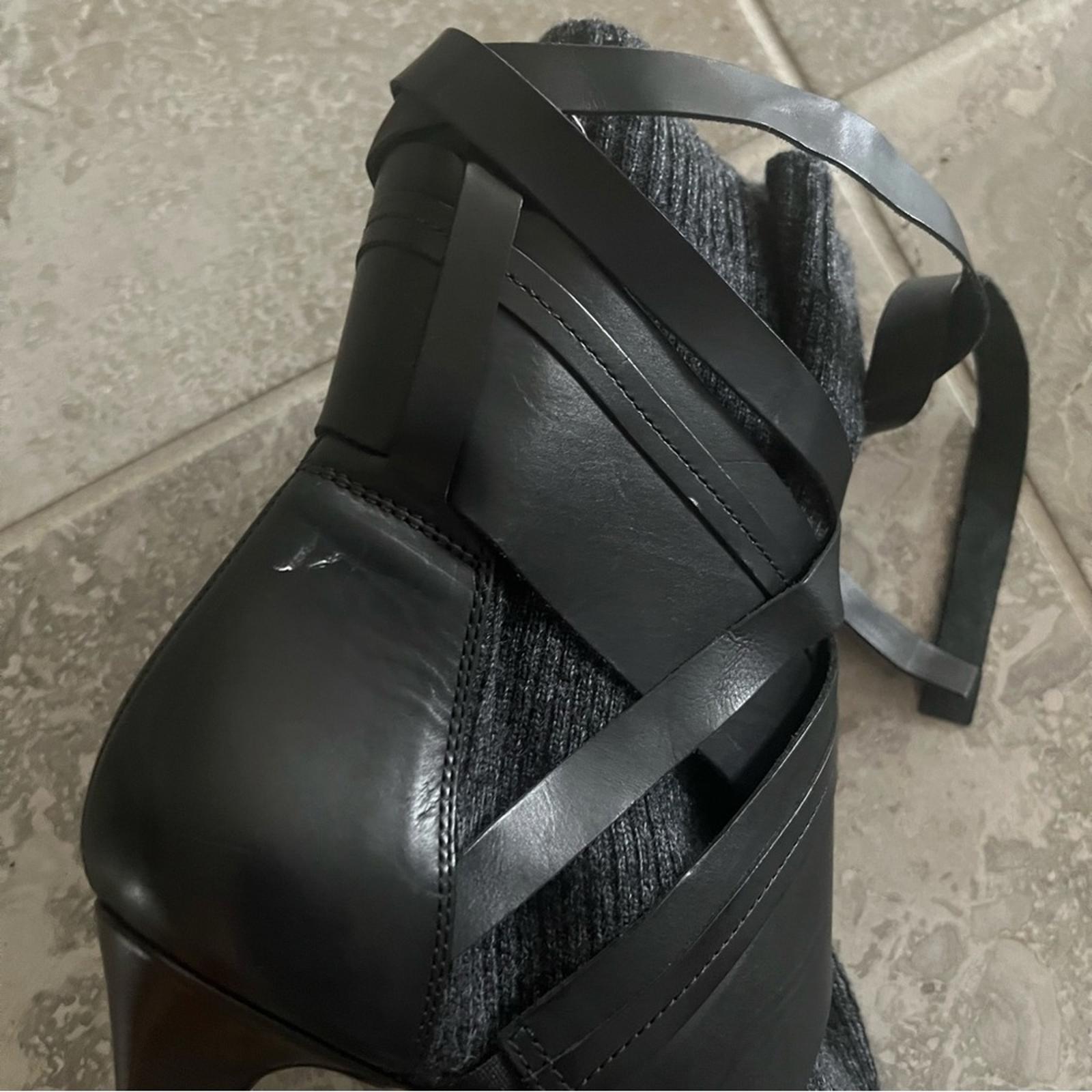 IRO Leather & Knit Sock Booties, Black Size FR41 | EU38 New in Box Retail 345 €