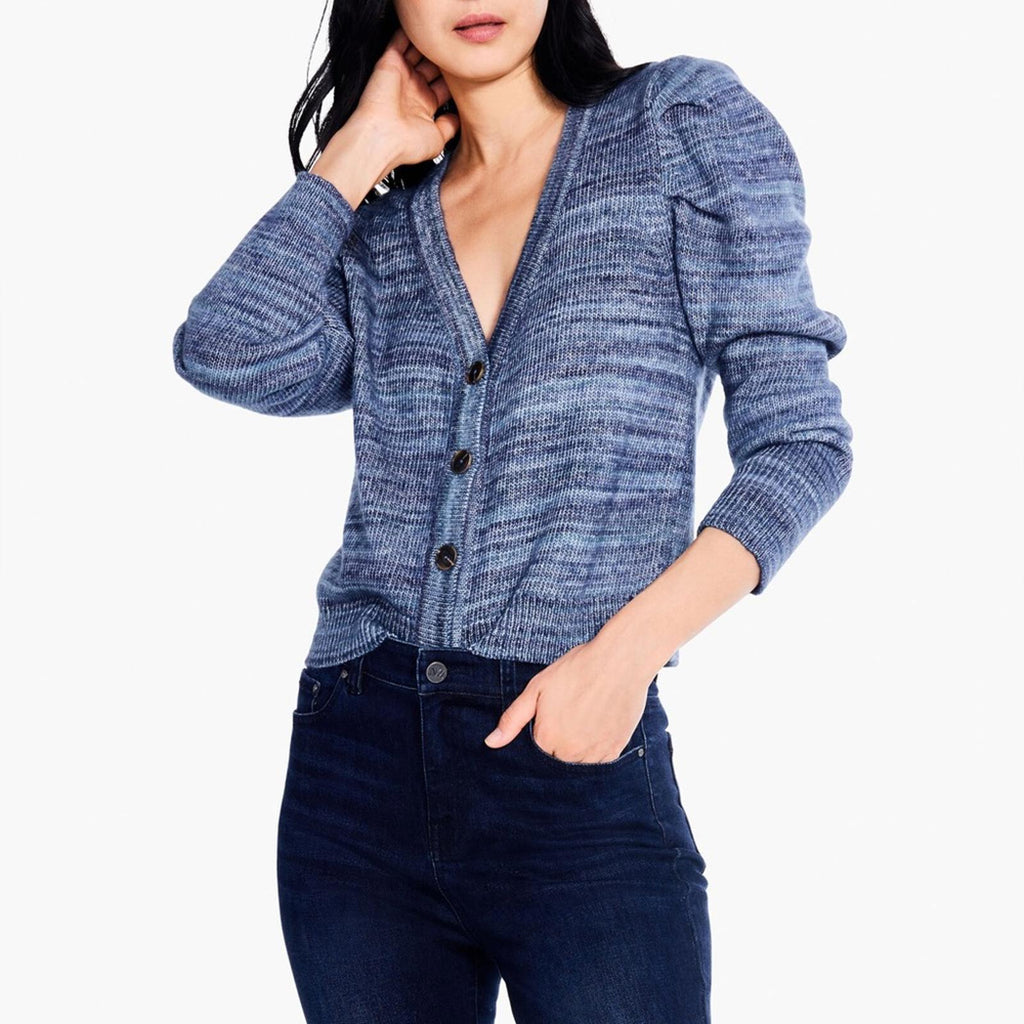 Nic+Zoe Harvest Button Up Fall Cardigan Faux Mohair Sweater, Size XL, New w/Tag