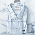 Calvin Klein Slim Fit Stretch Non-Iron Blue Dress Shirt, NWT, Size 18.5 (34/35)