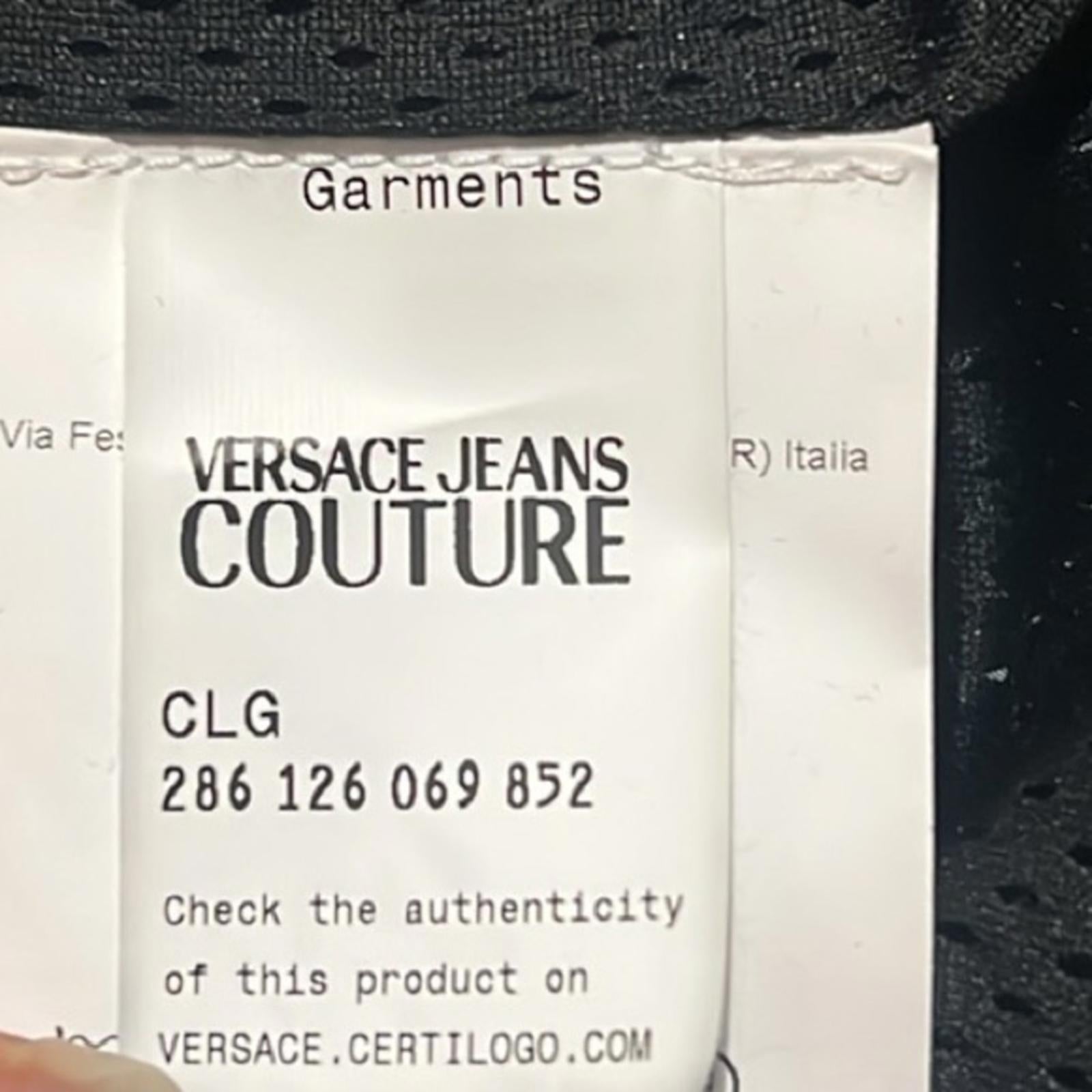 Versace Jeans Couture Multicolor Windbreaker Jacket, NWT, Size 8