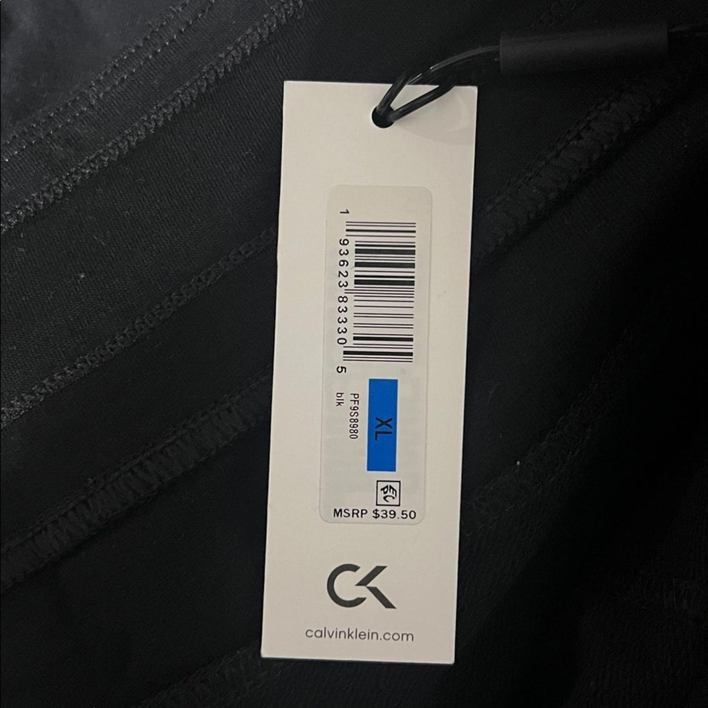 Calvin Klein Performance Ribbed Waist Shorts in Black, Size XL, NEW