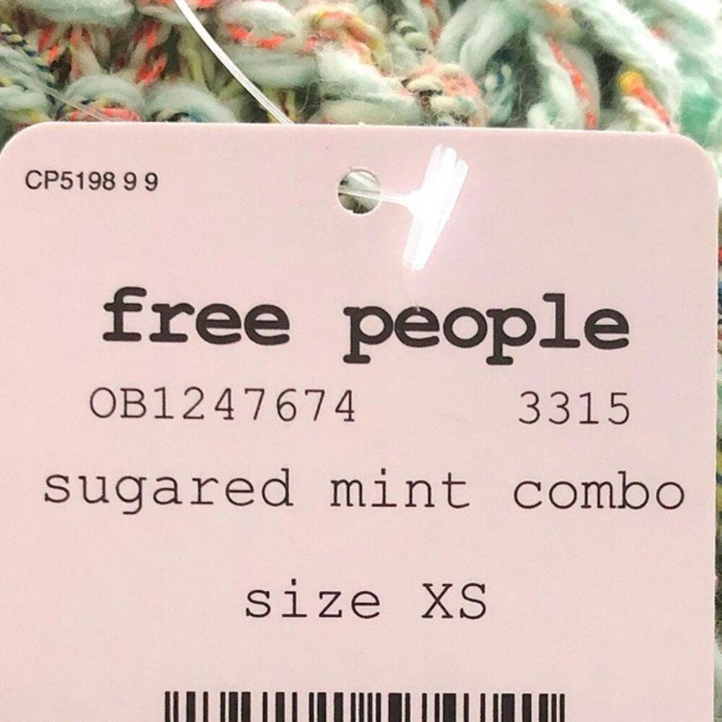 Free People Sugared Mint Lake Life Pullover, Size XS New w/Tag