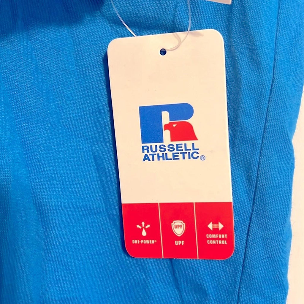 Russel Athletic Archie Tee in Aster BLUE, Size L New w/Tag