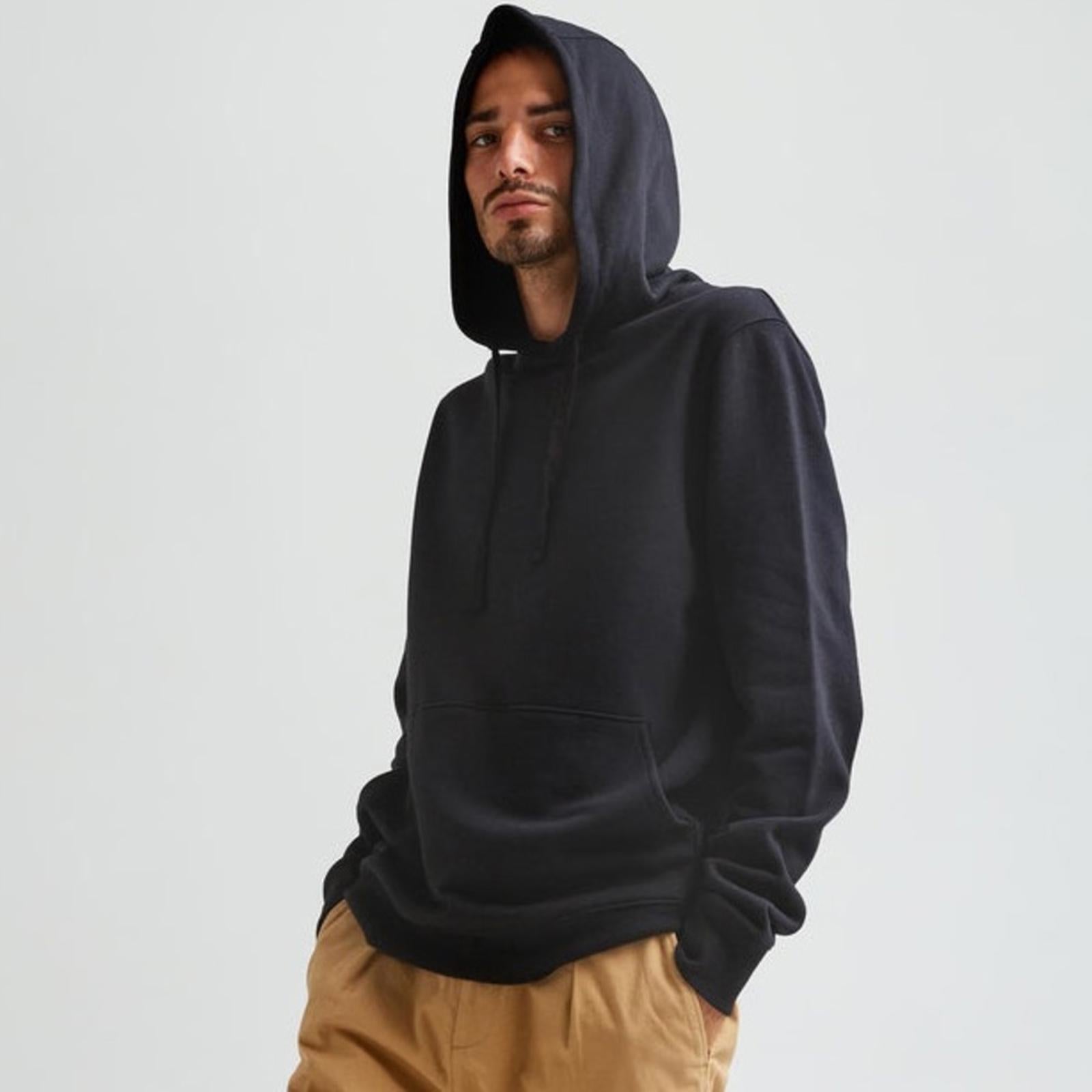 Richer Poorer Men's Recycled Fleece Hoodie in Black, Size S New w/Tag