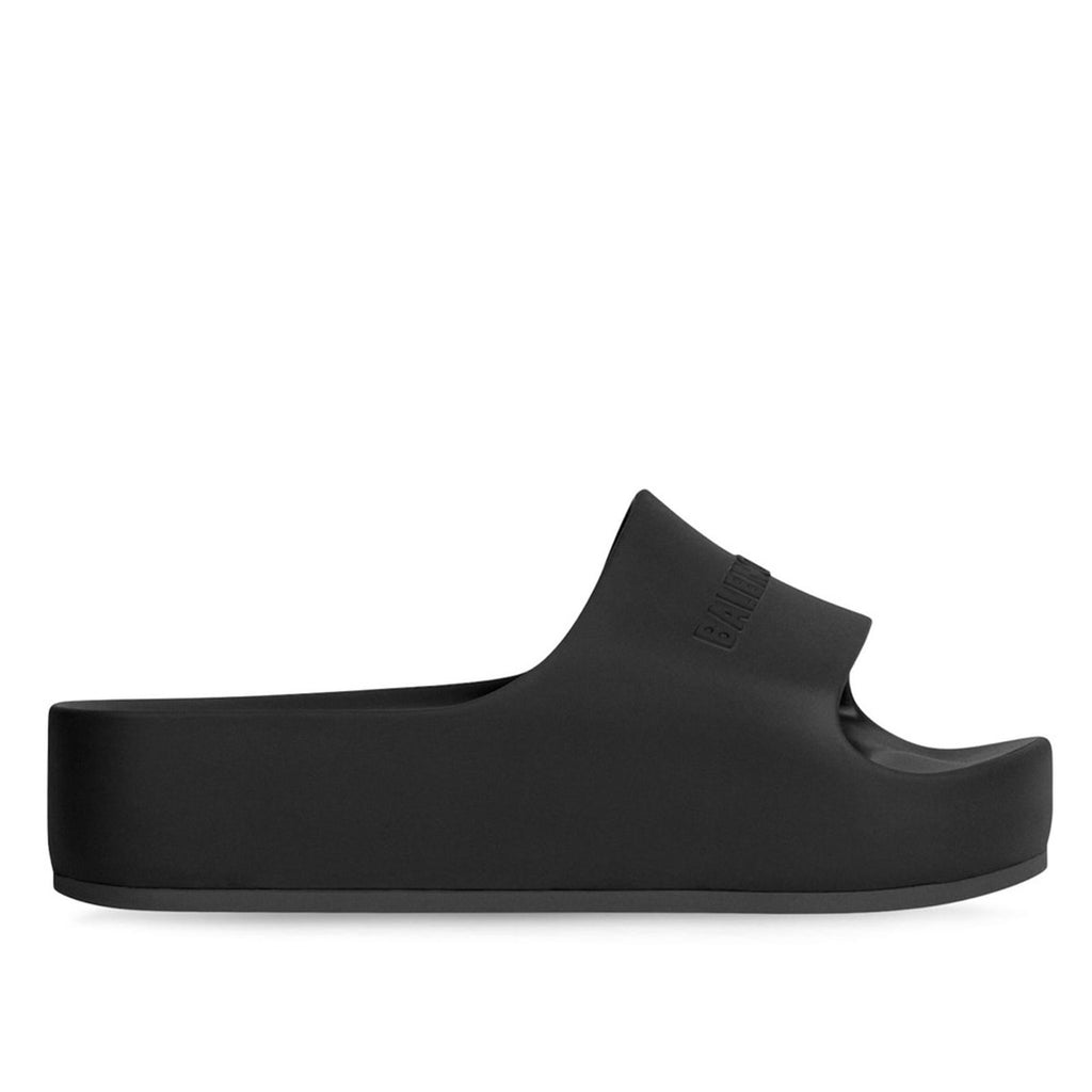Balenciaga Chunky Slide Sandals in Black Rubber, Size 41 +2 Dust Bags EXCELLENT!