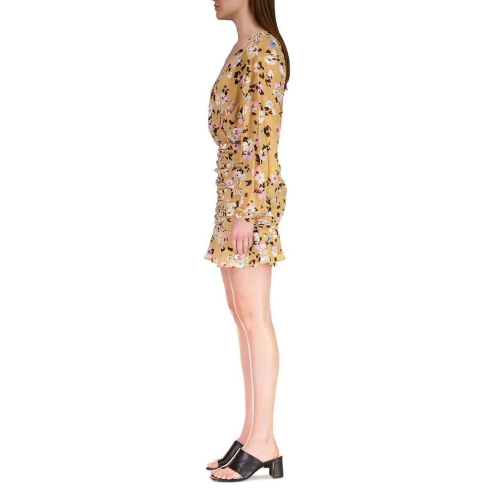 Sanctuary Anthropologie Dreamer Georgette Puff Sleeve Blouson Dress, Size 10 NWT