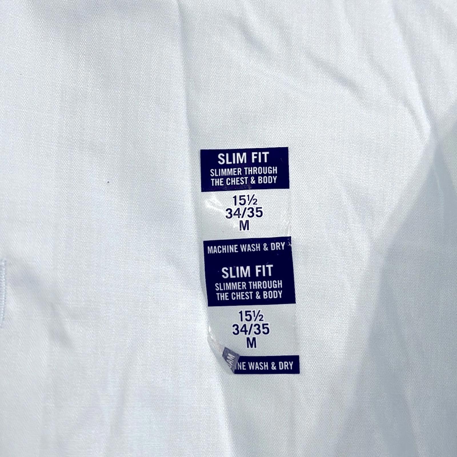 Calvin Klein Steel Slim-Fit Stain Shield Dress Shirt Green 15.5 (34/35) NEW