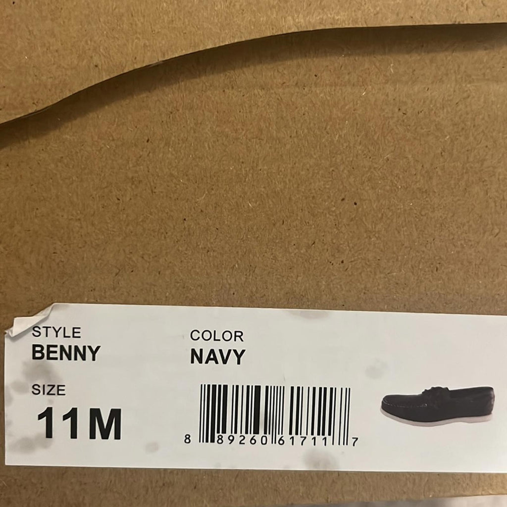Weatherproof Vintage Men’s Benny Boat Shoes, Navy Size 11M New in Box Retail $75