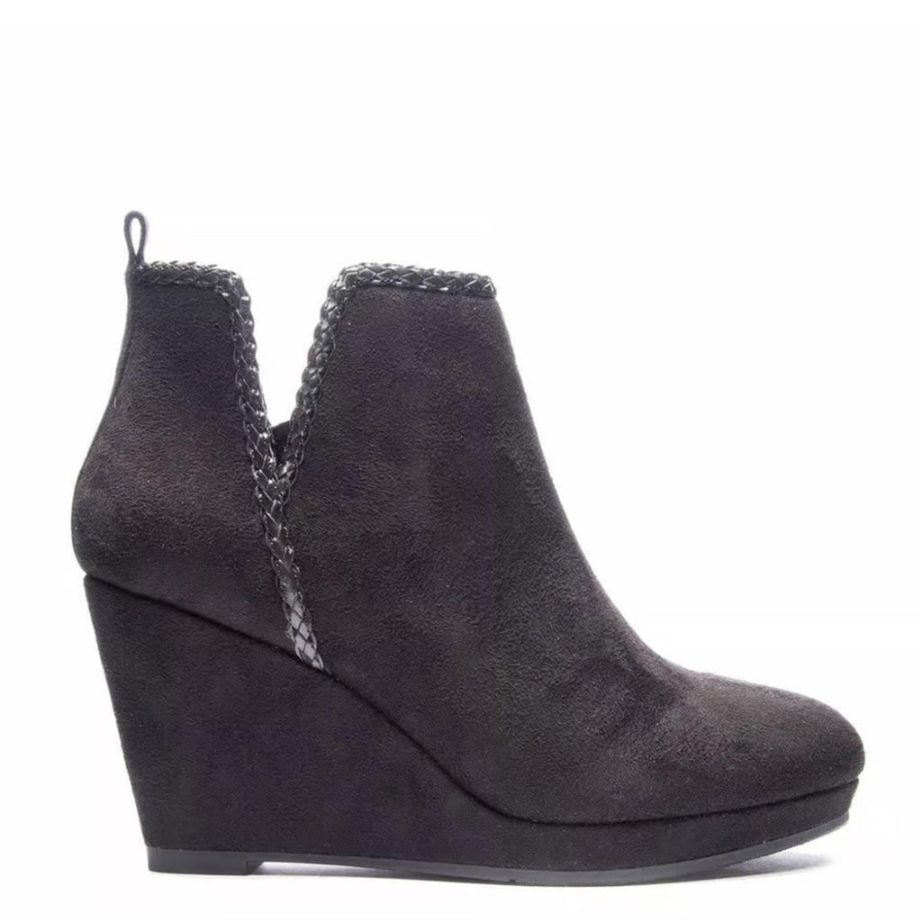 Laundry Volcano Wedge Bootie in Black, Size 10, New in Box