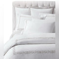 Ralph Lauren Eloise Embroidery Organic Cotton Duvet in Platinum Full/Queen NWT