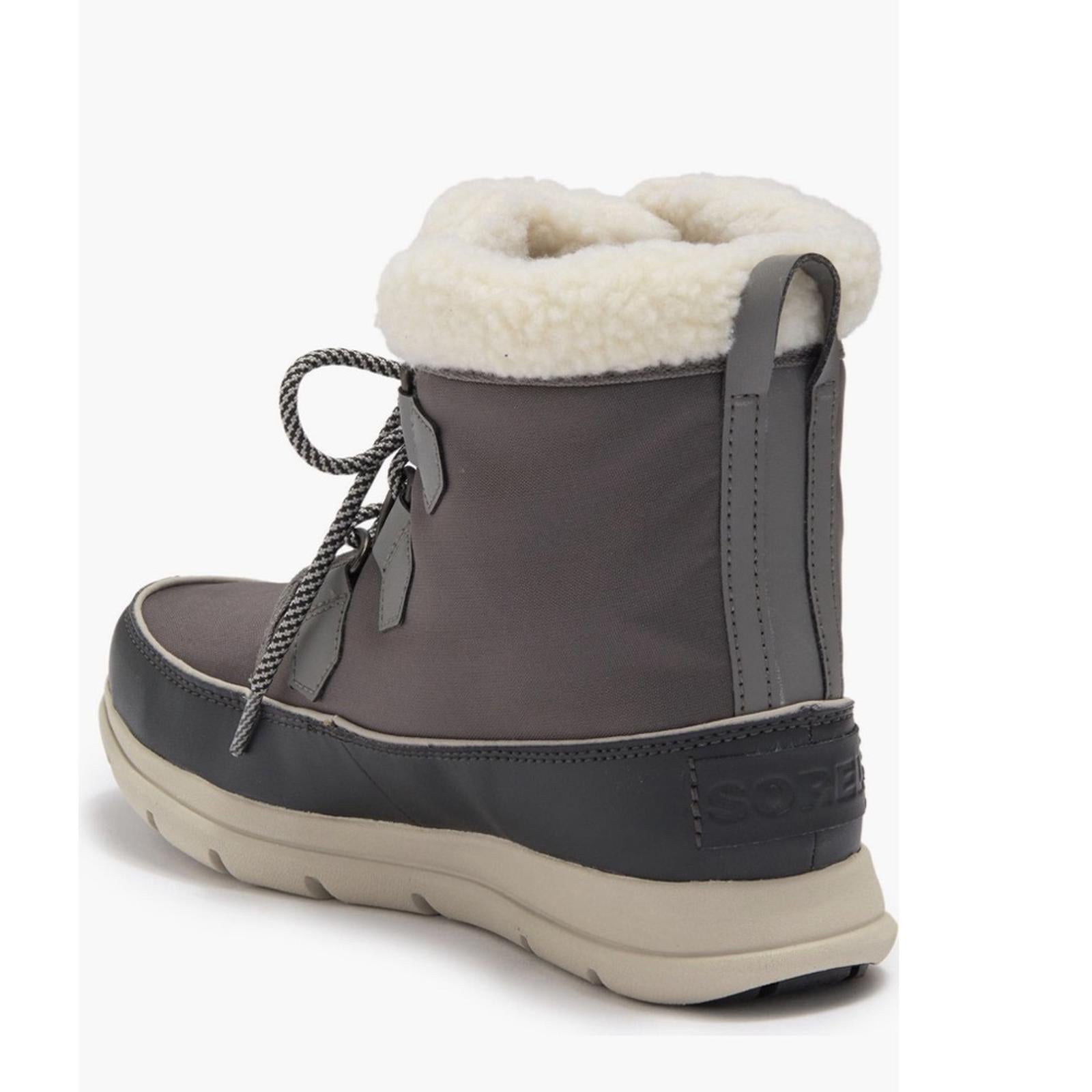 SOREL Explorer Carnival Waterproof Boots w/Faux Fur Collar