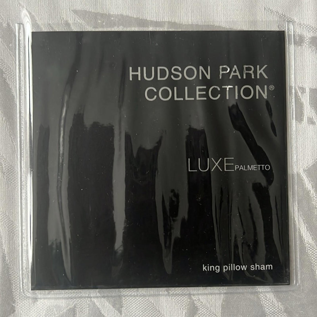 Hudson Park Collection Palmetto Cotton Silk King Sham, New w/Tag