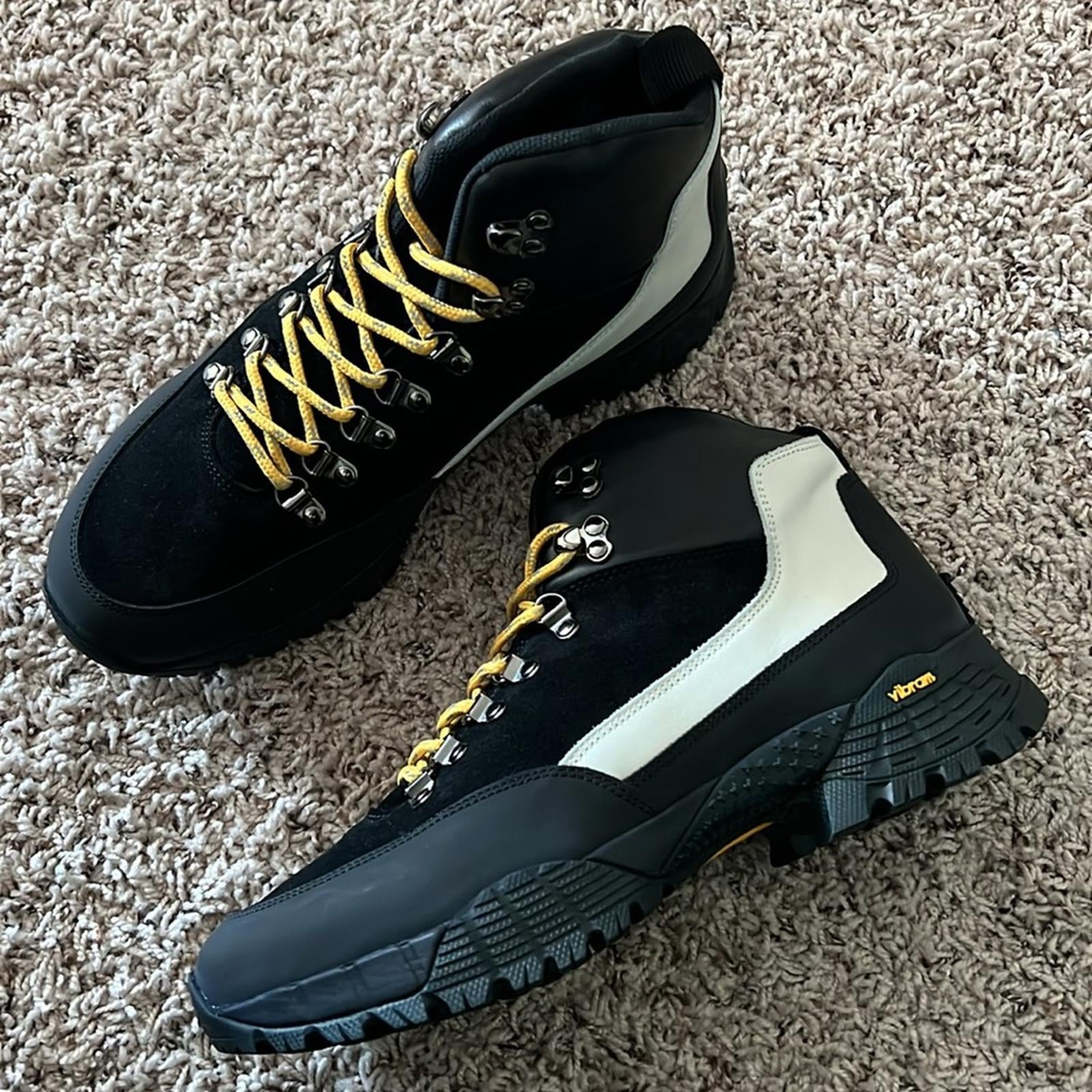 J. Linderberg Hiker High Boots in Black, Size 42 New in Box