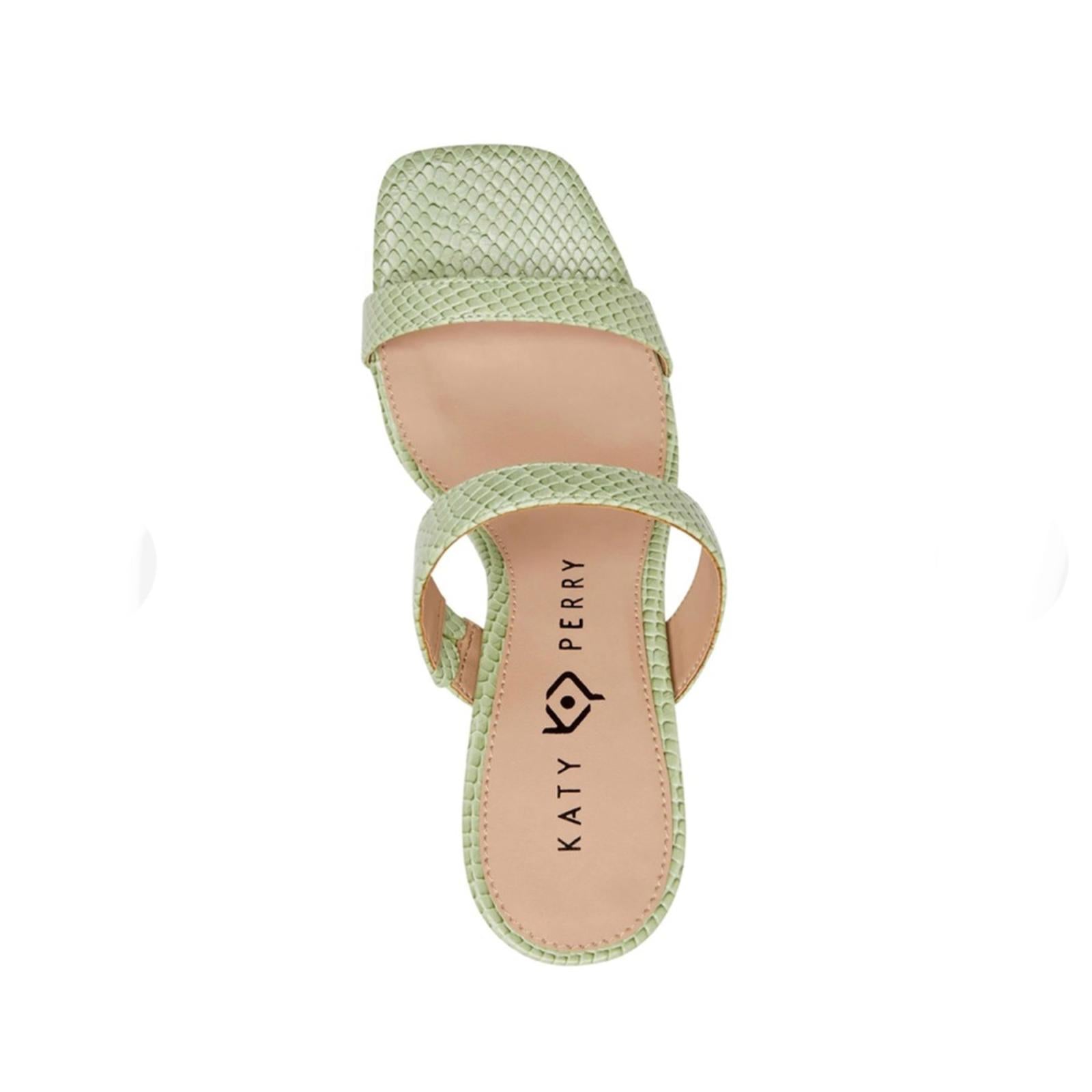 Katy Perry The Hollow Heel Sandal in Celery Green, NWT, Size 10