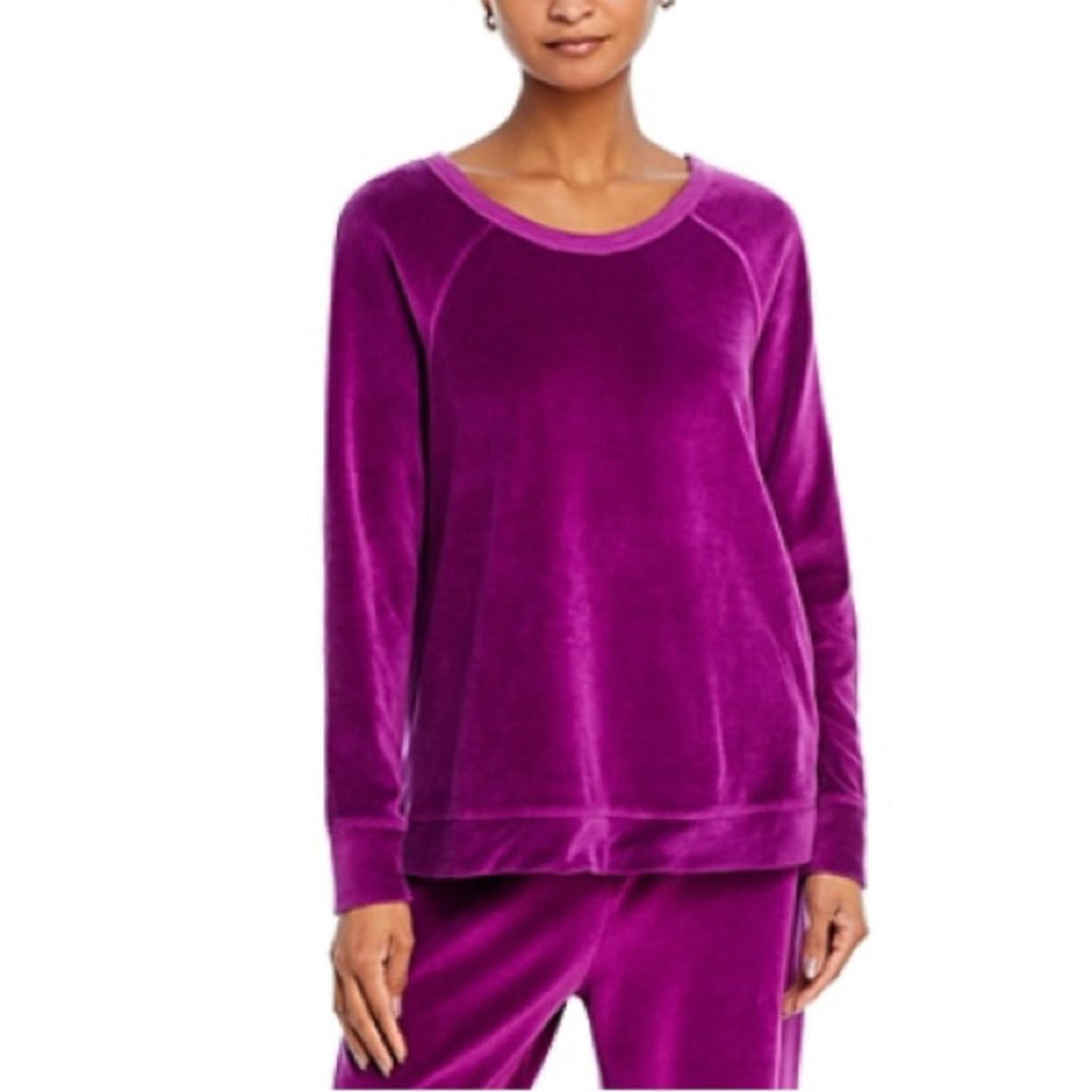 WILT Velour Raglan Sweatshirt in Magnolia Purple, Size M, New w/Tag