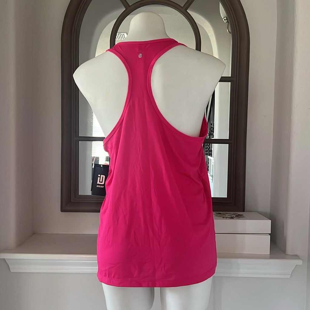 ID Ideology Textured Racerback Tank Top, Size L New w/Tag