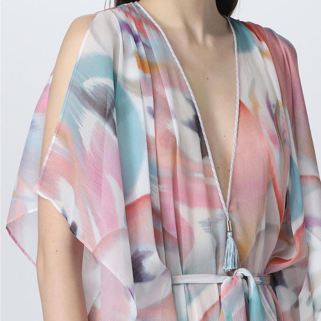 Etro Abito Mare Kaftan-Style Dress in Pastel (Made in Italy) Size 38, NWT $1,550