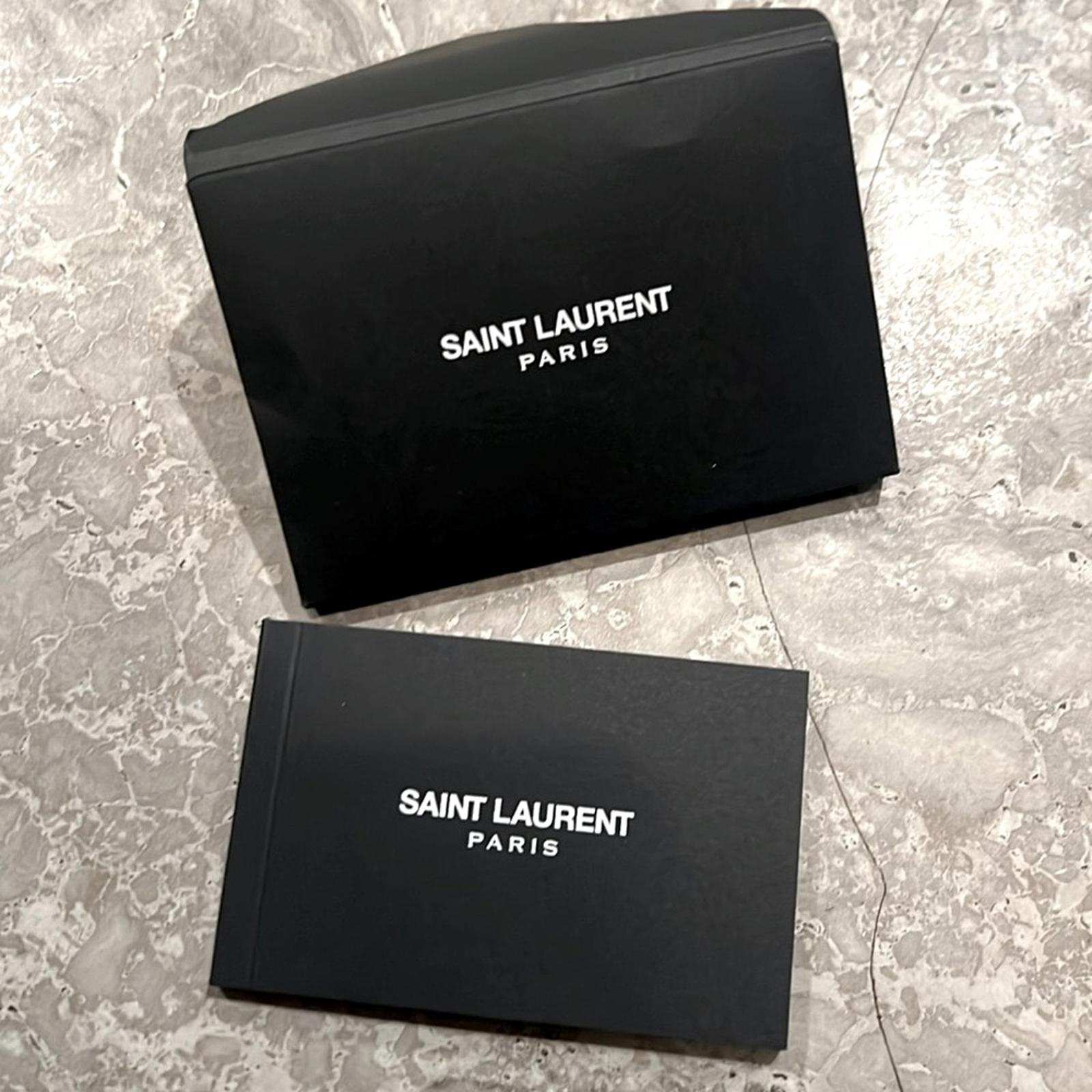 Saint Laurent 105mm Opyum Boots, Real Beige Light Bronze Size 35.5 New+Dust Bags