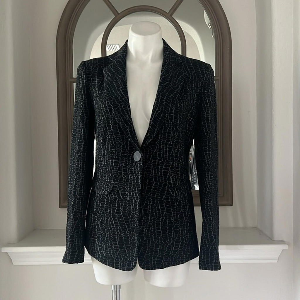 Armani Collezioni Blazer (Made in Italy) Animal Print Size 10, New w/Tag $1,495