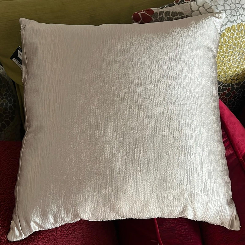 Hudson Park Collection Animale Stripe Beaded Decorative Pillow 18"X18" NWT $230