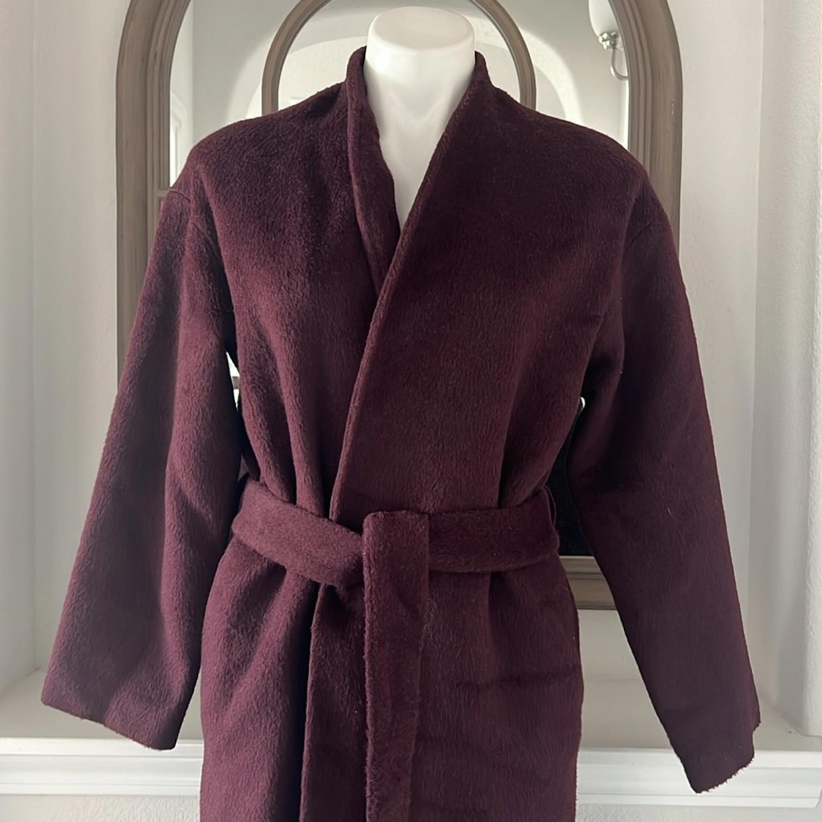 ASTR the Label Berkley Belted Coat in Wine, Size XS New w/Tag