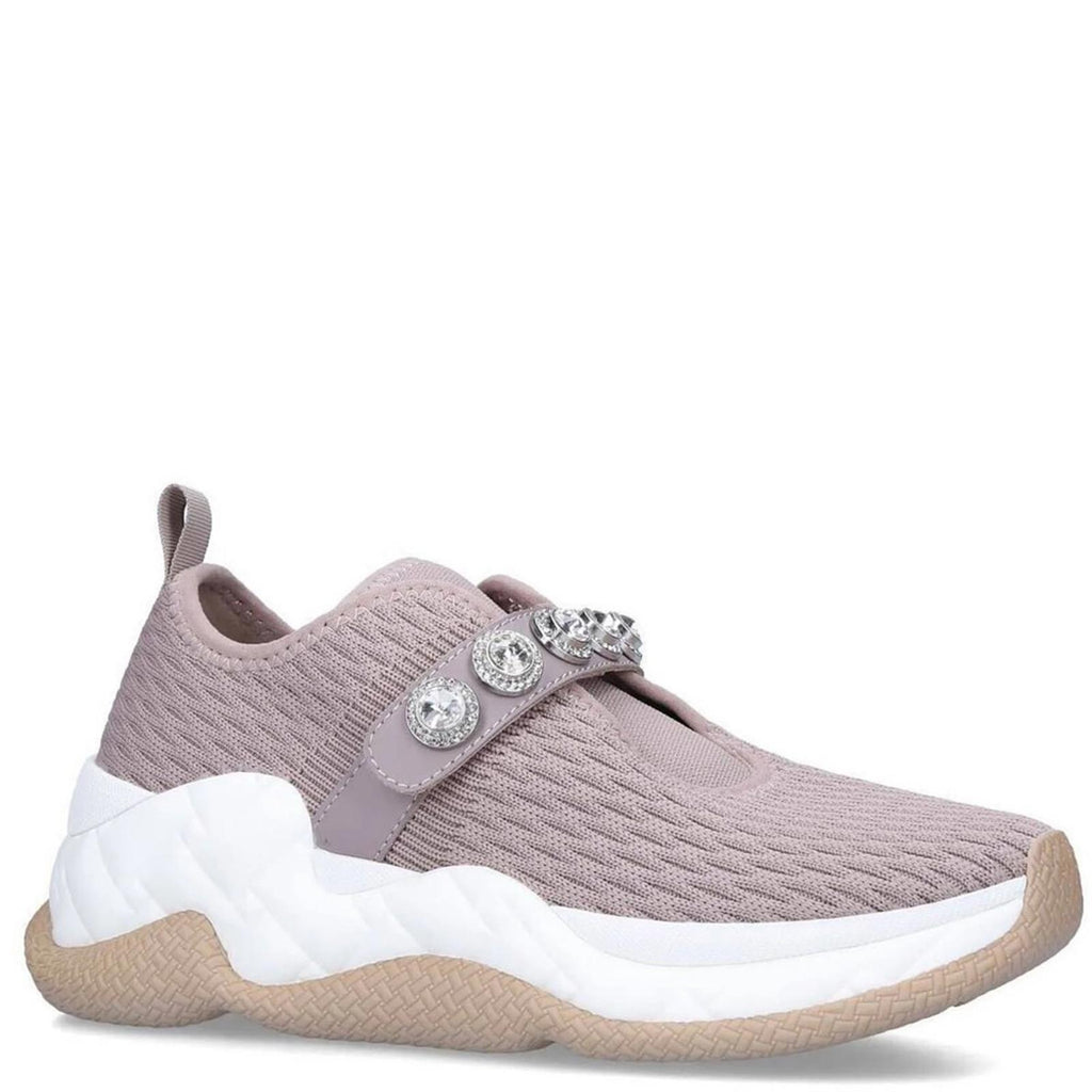Kurt Geiger London Knit Jewel Sneakers, Blush Pink Size EU 37, US 7 New in Box