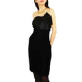 Angel Sanchez Perfect Strapless Little Black Dress Size 8, New w/Tag Retail $885
