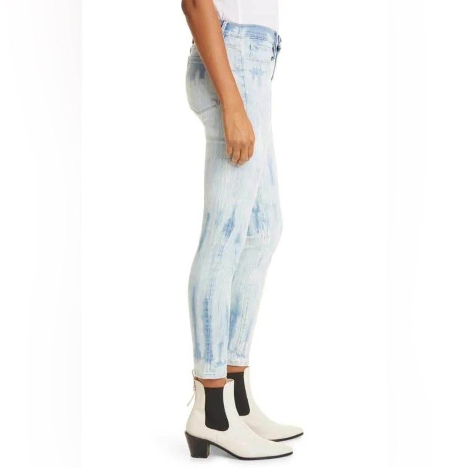 Frame Denim Le Skinny Jeanne Mid-Rise Jeans Medium Wash, Size 34 (fits like 32)