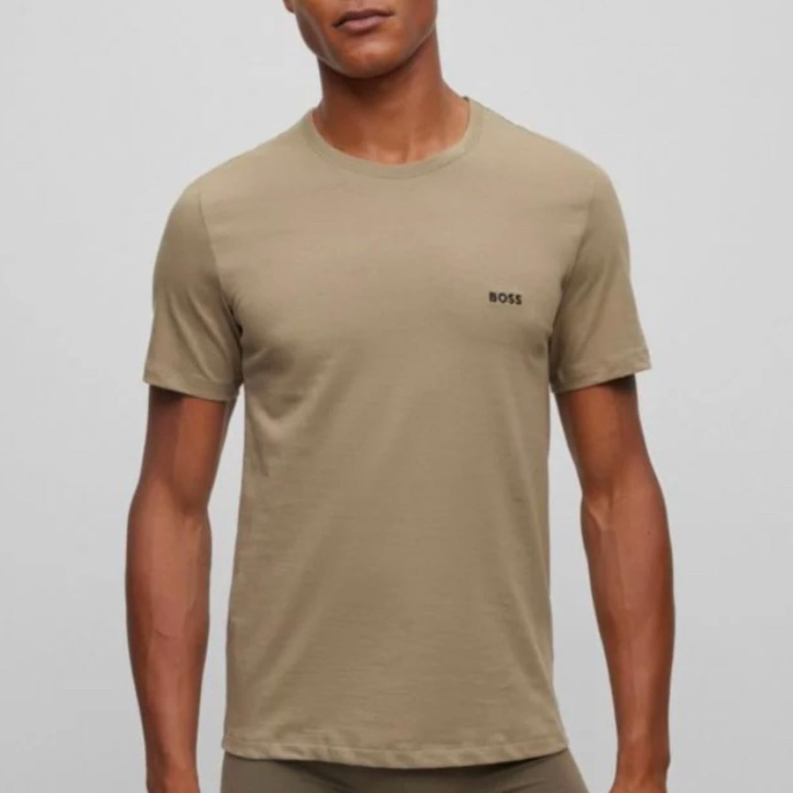BOSS 3-Pack of Branded Underwear T-Shirts in Cotton Jersey Size S New in Box