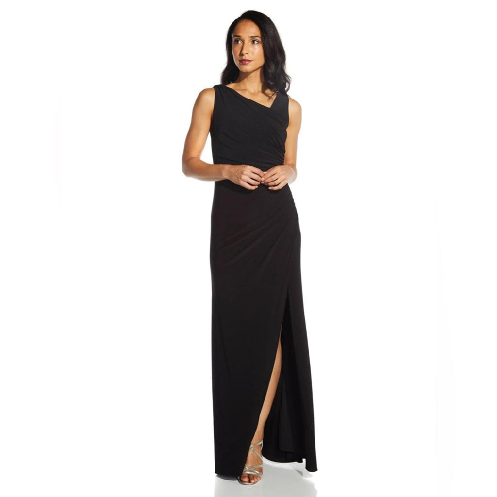Adrianna Papell Sequin Jersey Dress in Midnight/Navy, NWT, Size 12