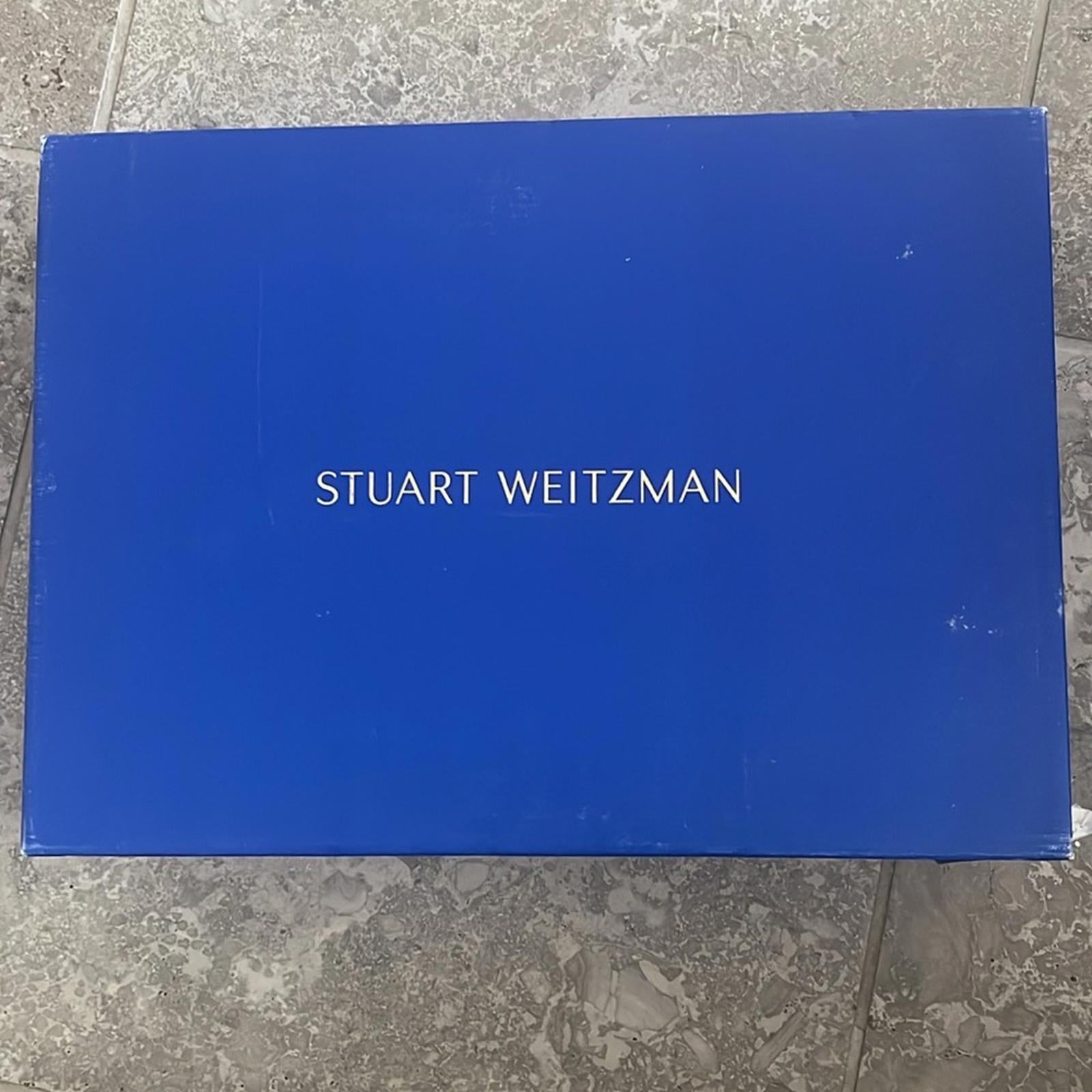 Stuart Weitzman Ultra Lug Sole Buckle Combat Boots Size 36/5.5 NEW in Box $695