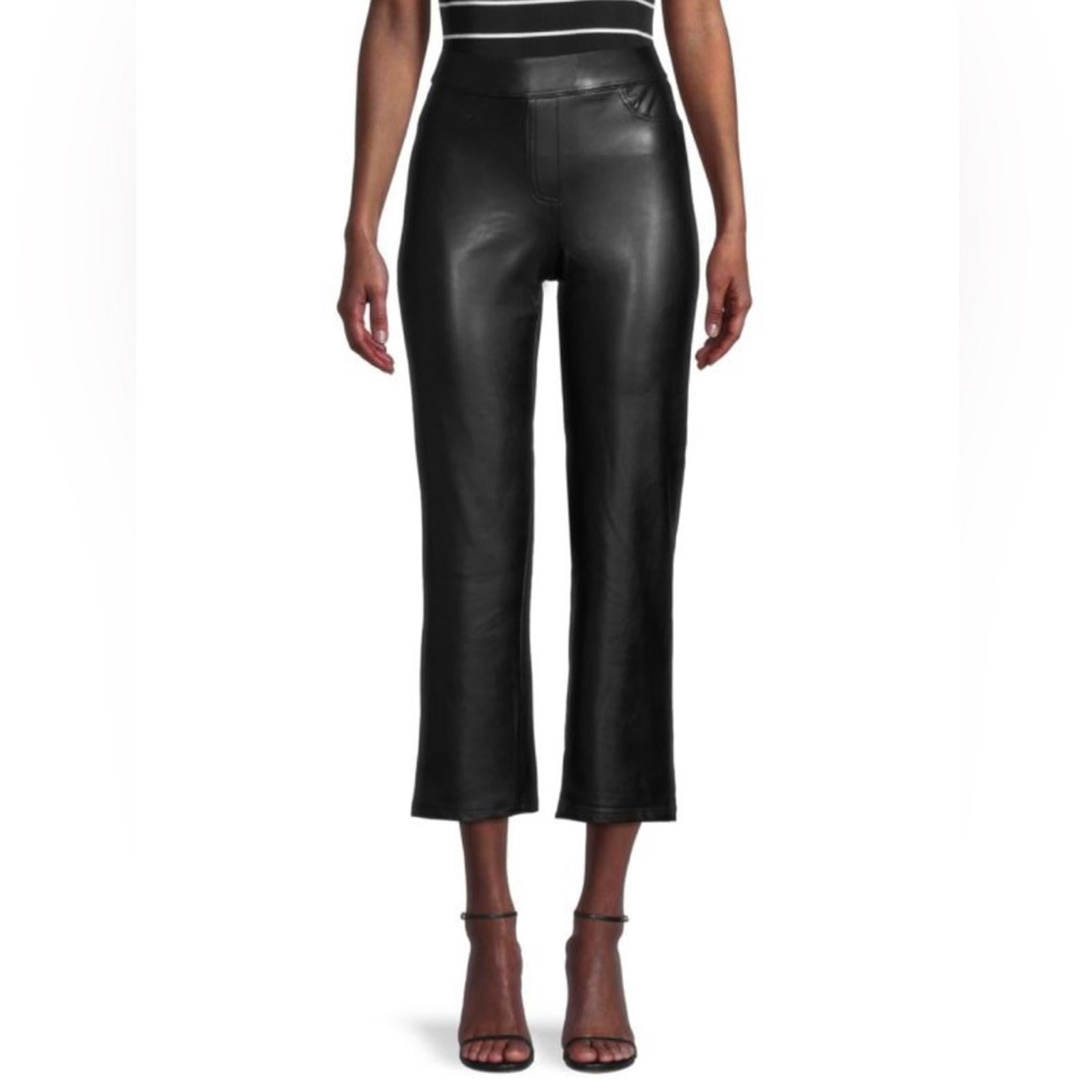 Laundry by Shelli Segal Pull-On Faux Leather Pant, Size XL New w/Tag