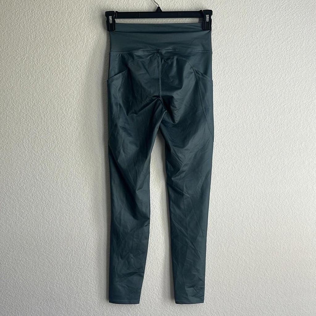 Lauren Ralph Lauren Coated Jersey Leggings, Size S NEW w/Tag $115